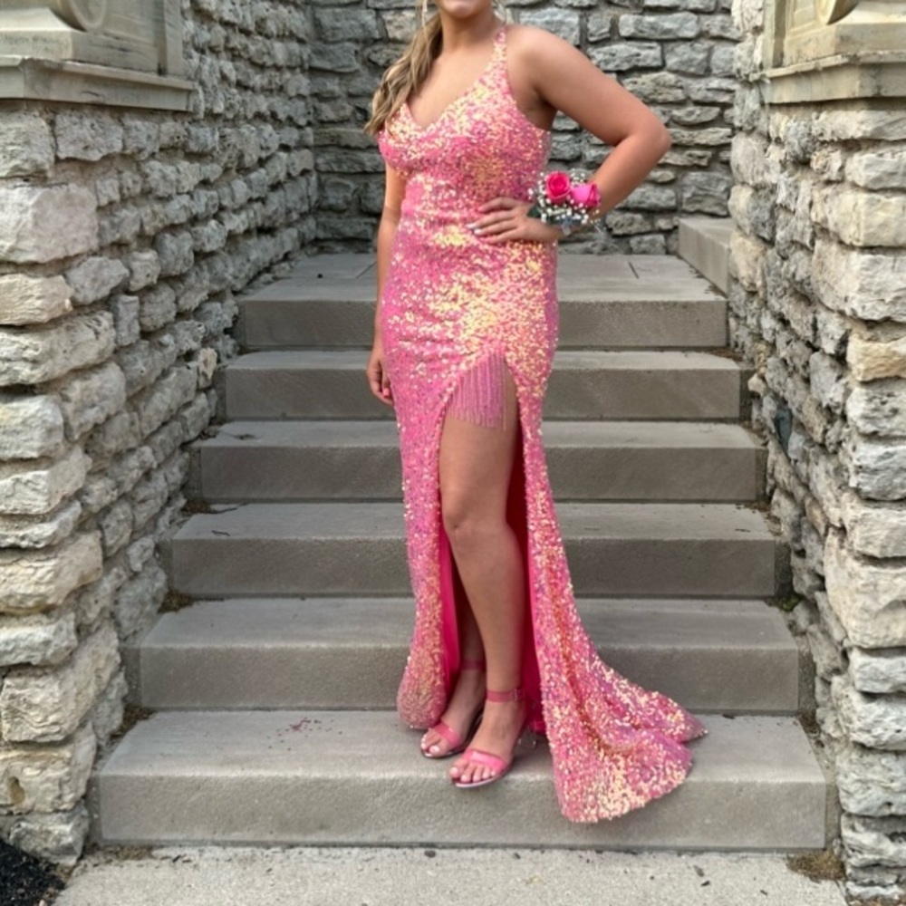 Stunning Vienna Prom Dress Fuchisa Sz 10